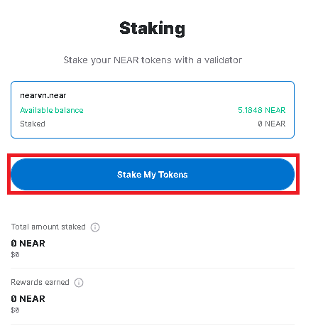 Stake My Tokens