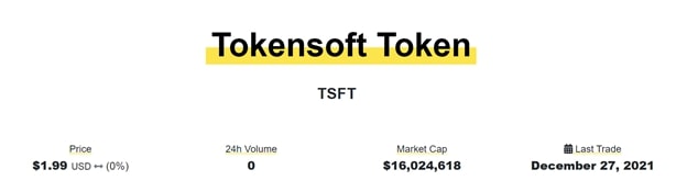 4- Tokensoft Marketcap