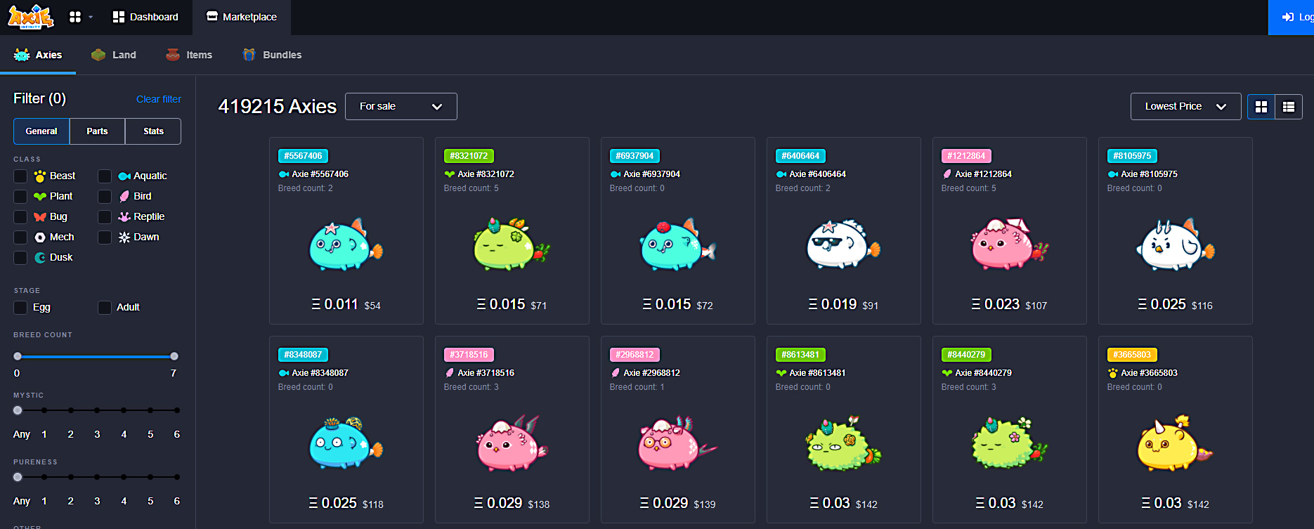 Axie-Infinity-Marketplace