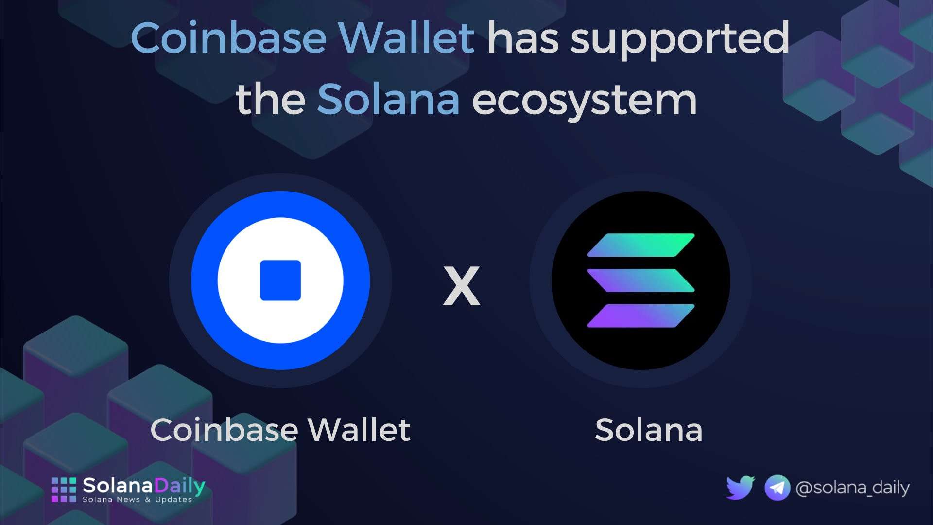 Ví Coinbase đã hỗ trợ hệ sinh thái Solana