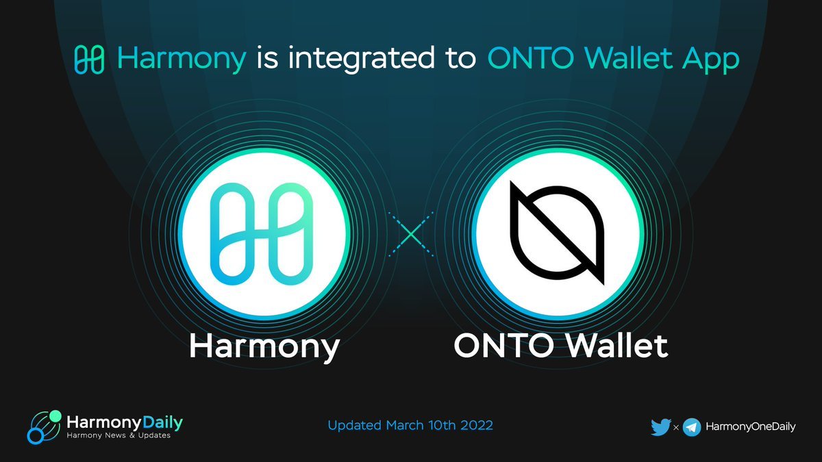 Harmony được tích hợp vào ONTO Wallet