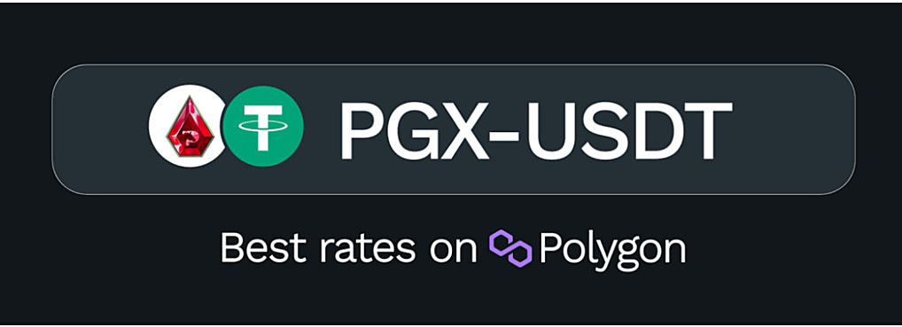 PGX Best rate on Polygon Network