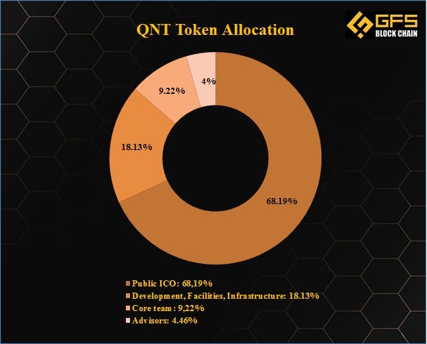 QNT Token allocation