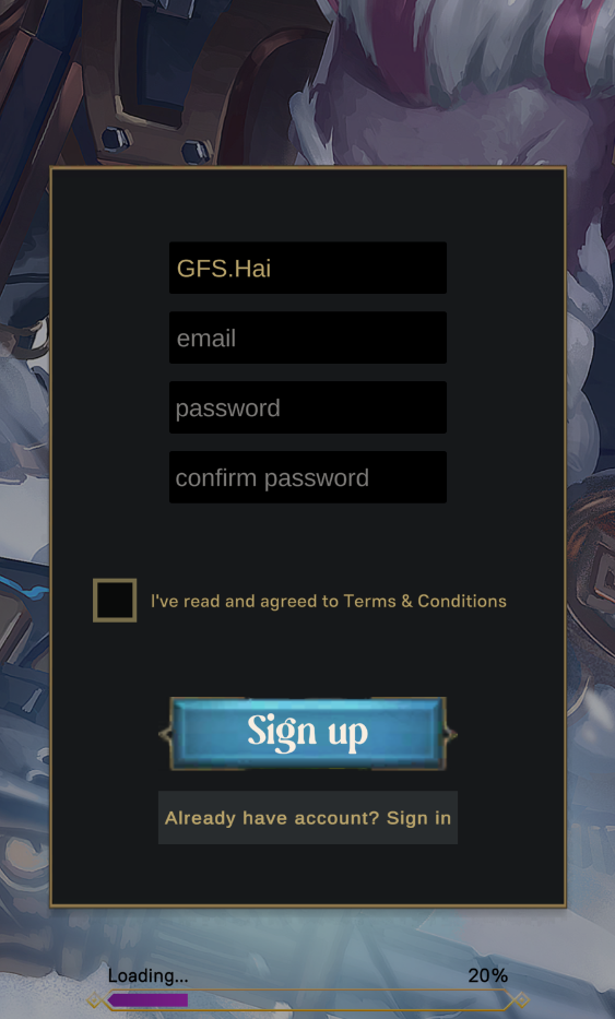 Signup GFS