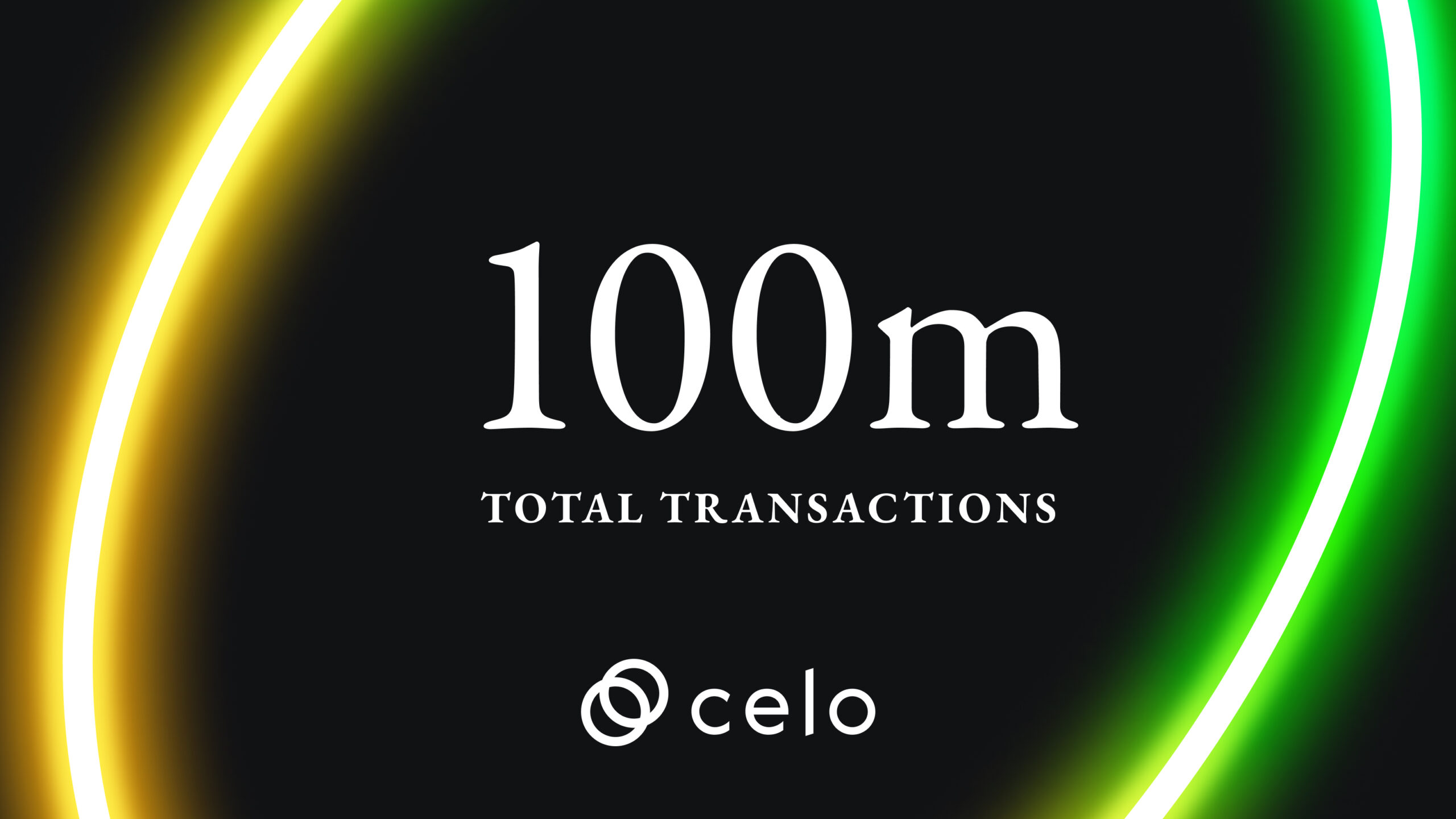 Total transaction Celo