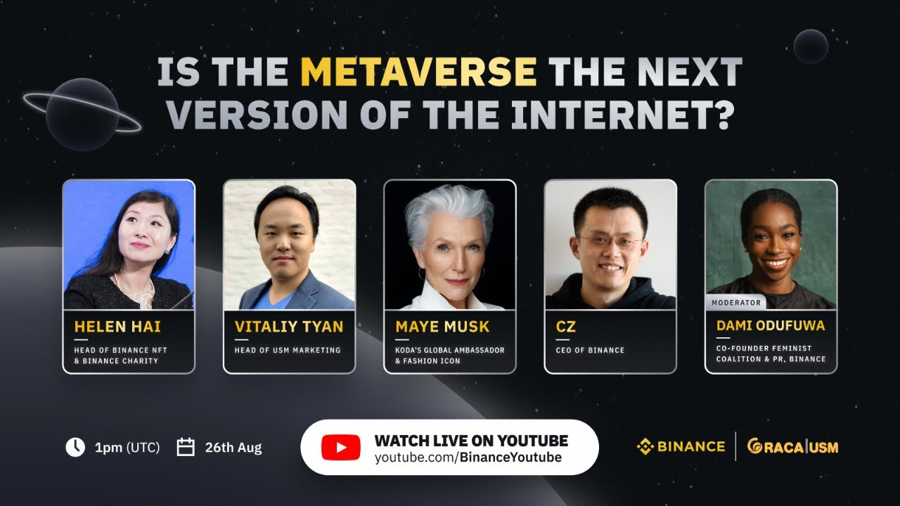 Buổi talkshow của CZ và đội ngũ Raca về việc Metaverse có thể trở thành phiên bản tiếp theo của Internet? 