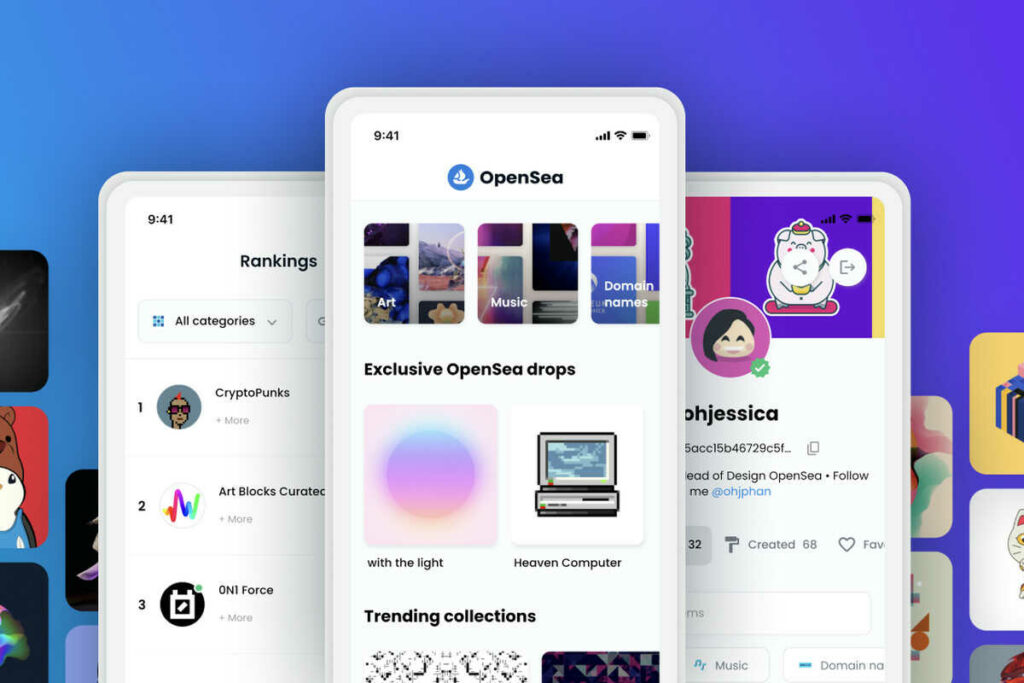 OpenSea ra mắt ứng dụng trên điện thoại