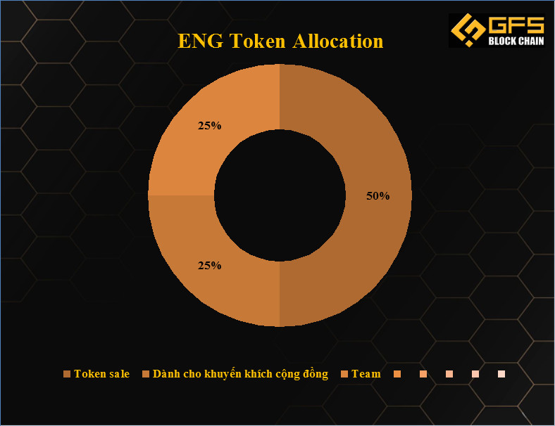 ENG coin token allocation