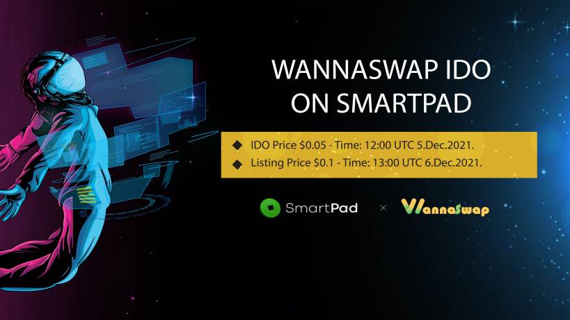 WannaSwap IDO trên Smartpad