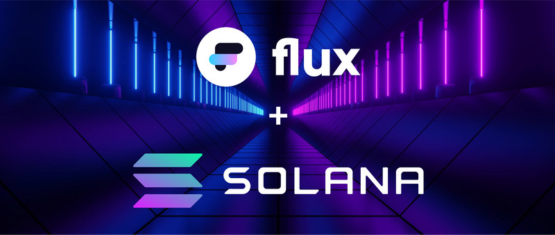 Sự hợp tác của Flux với Solana.