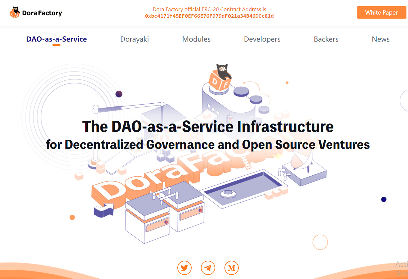 Dora Factory đang kết nối cộng đồng nhà phát triển với các dự án DAO hiện nay trên Ethereum và Polkadot