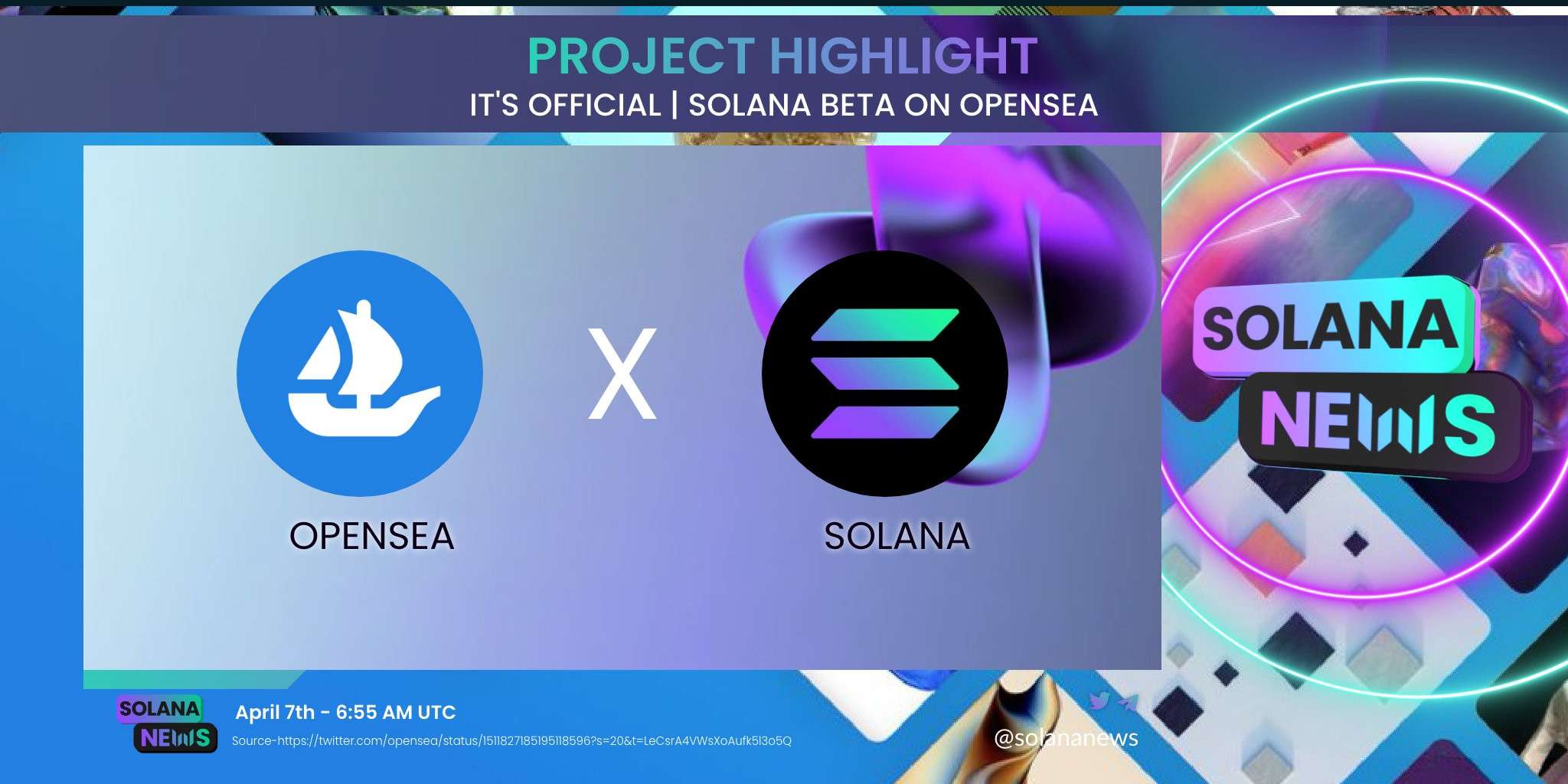 Opensea integrates Solana network