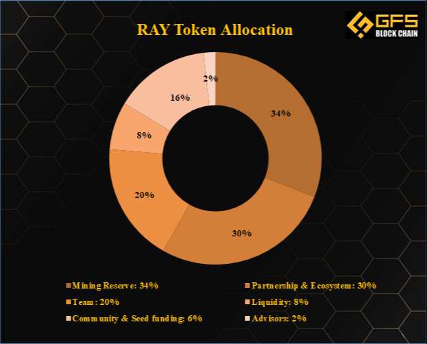 RAY token allocation
