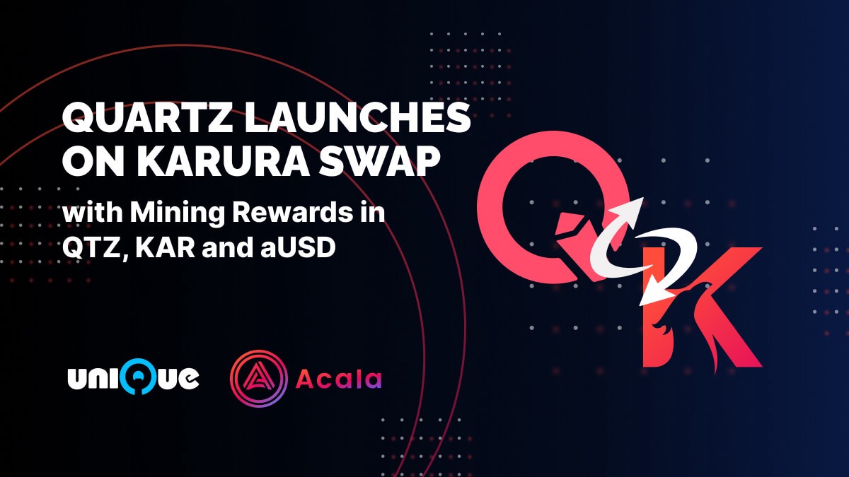 Quartz launches on Karura Swap