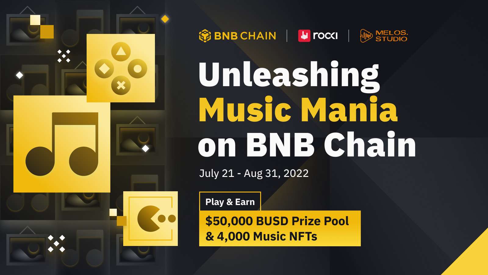 BNB Chain đã hợp tác với ROCKI và Melos Studio