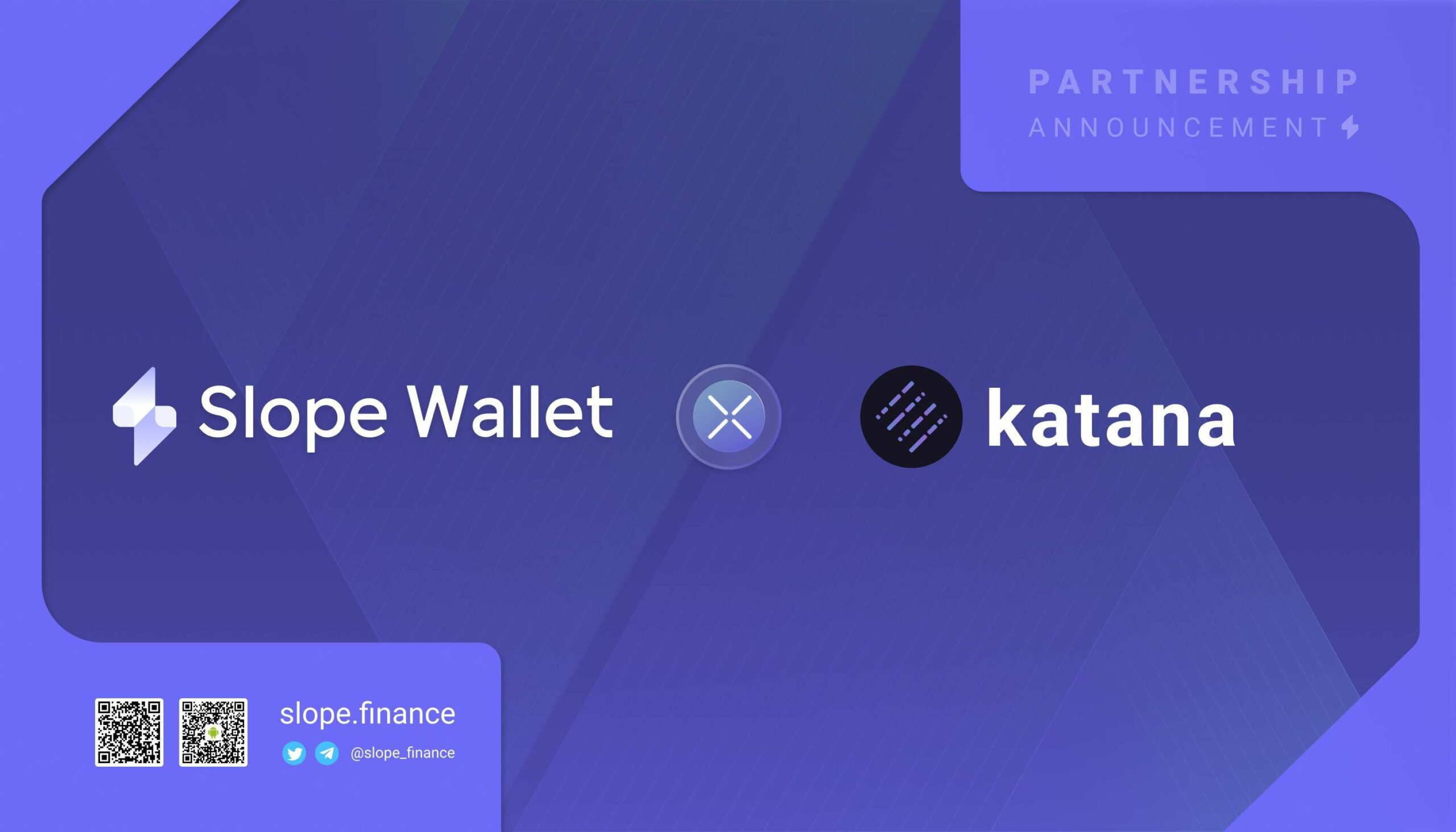 Katana hợp tác với Slope Wallet