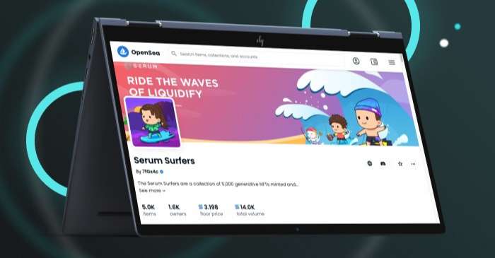 Serum Surfers đã được niêm yết trên OpenSea