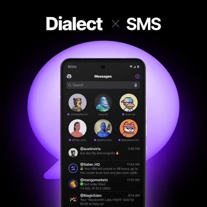 Dialect hợp tác với Solana Mobile 