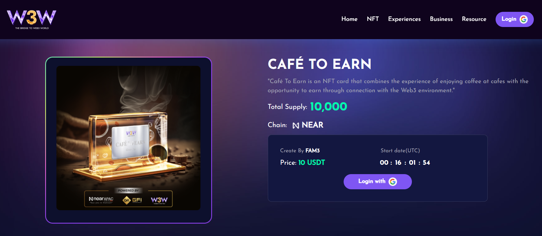 NFT Cafe To Earn