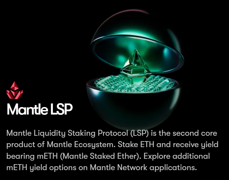 Mantle LSP - sản phẩm liquid staking của đội ngũ Mantle