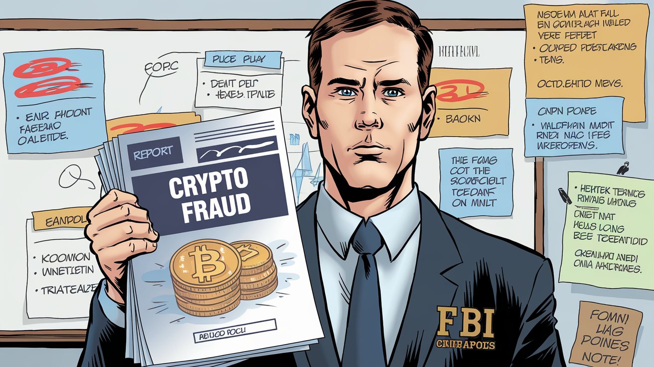 Báo cáo từ FBI: Mỹ mất 5.6 tỷ đô từ các vụ lừa đảo crypto trong năm 2023 (Nguồn: Hình ảnh được tổng hợp và có thể được tạo ra từ các công cụ AI)