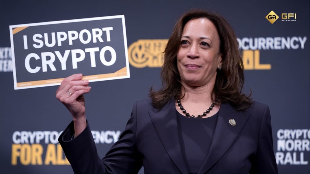 Kamala Harris cam kết giữ vị thế dẫn đầu trong blockchain 