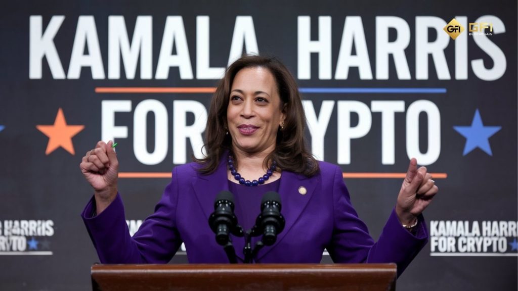 Kamala Harris chứng thức nói về tiền mã hóa