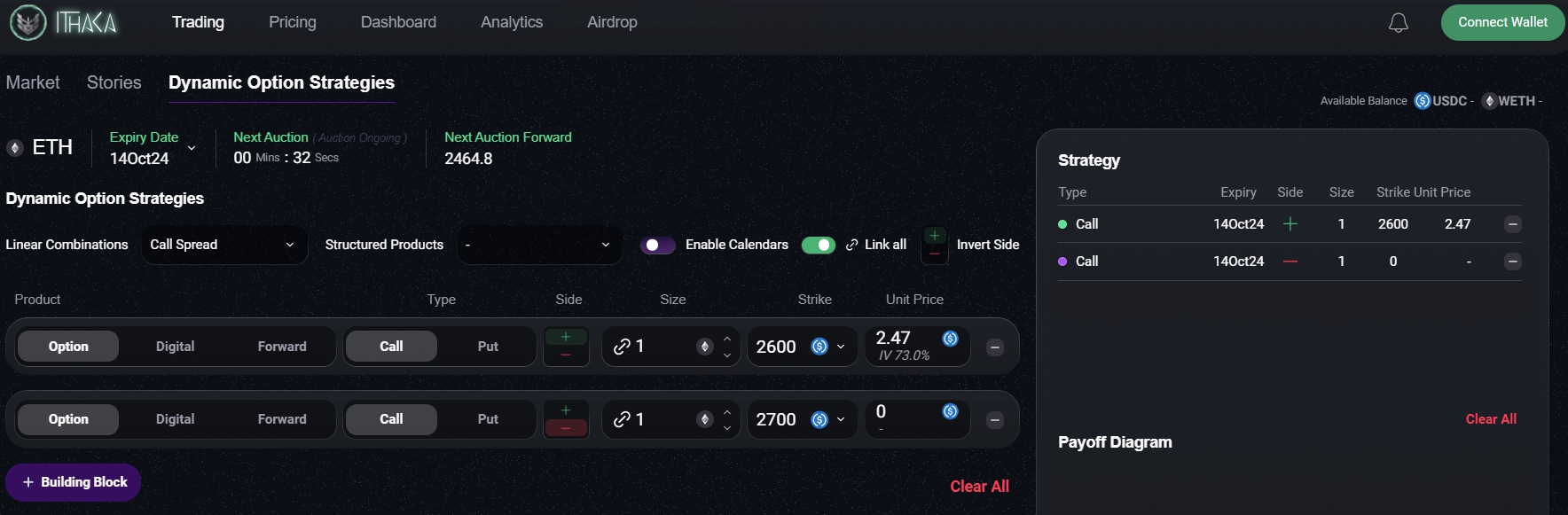 Giao diện Ithaca Protocol