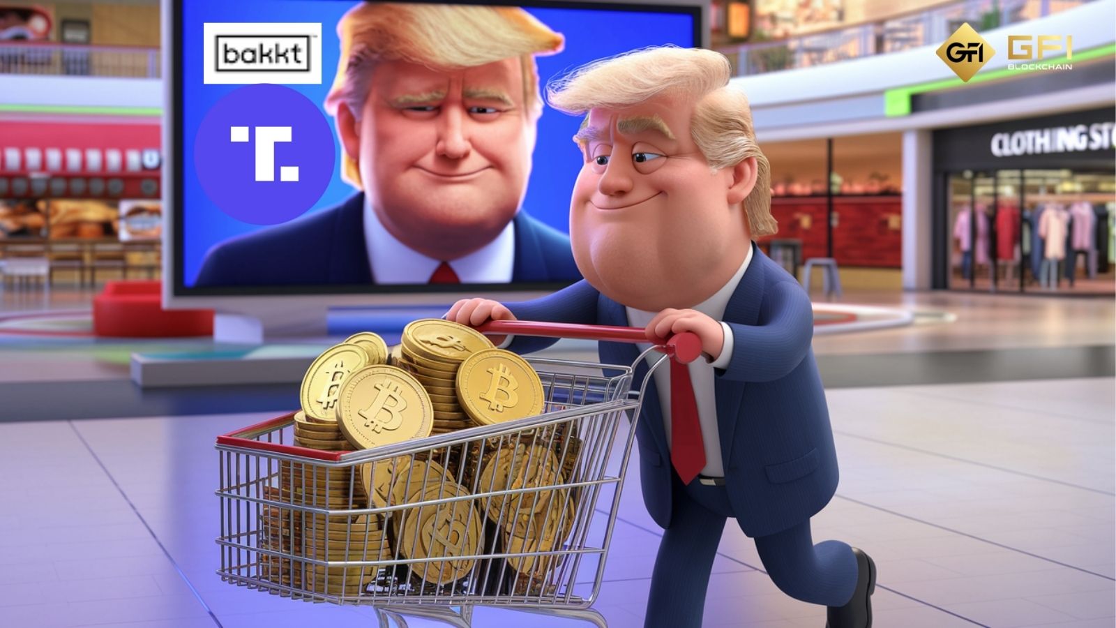 Công ty truyền thông xã hội của Donald Trump đàm phán mua lại nền tảng crypto Bakkt 